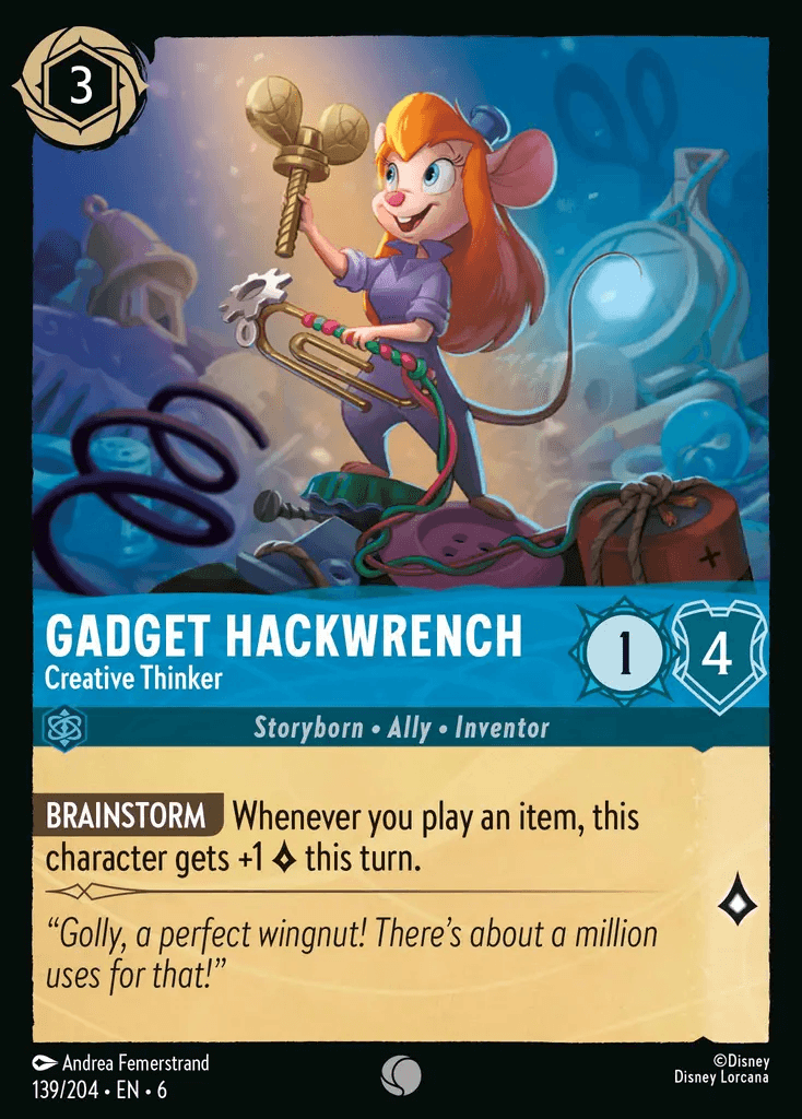 Gadget Hackwrench - Creative Thinker — Azurite Sea