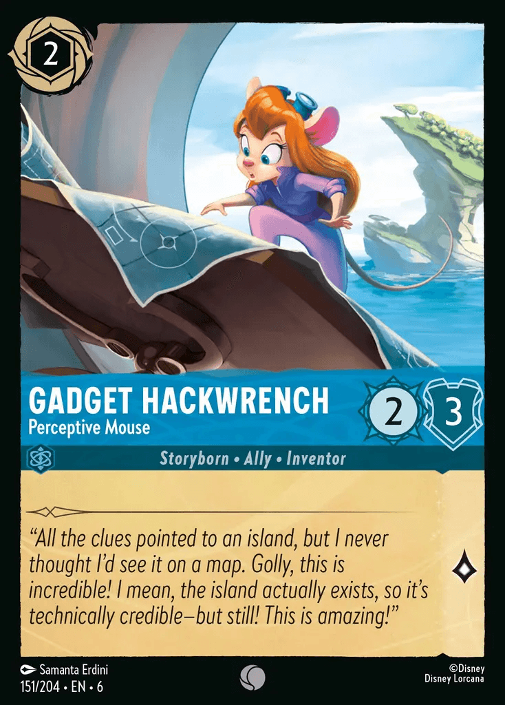 Gadget Hackwrench - Perceptive Mouse — Azurite Sea