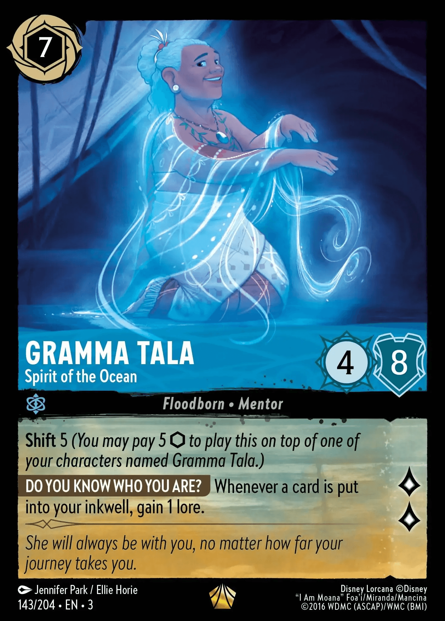 Gramma Tala - Spirit of the Ocean — Into the Inklands