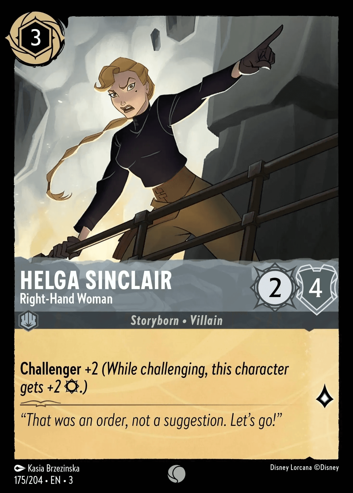 Helga Sinclair - Right-Hand Woman — Into the Inklands
