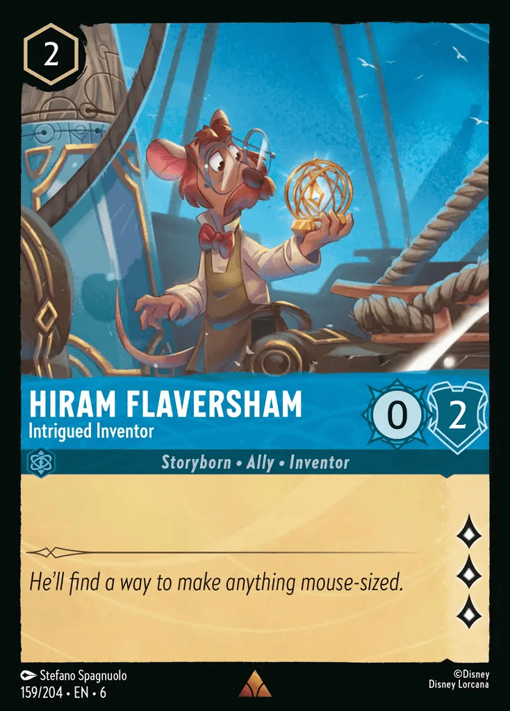 Hiram Flaversham - Intrigued Inventor — Azurite Sea