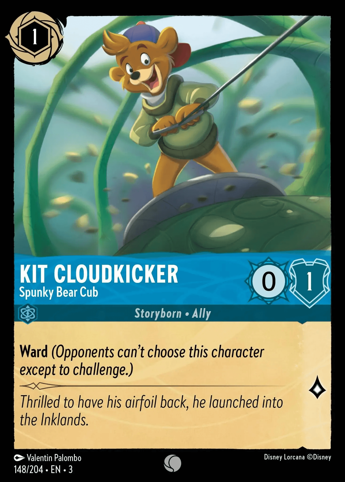 Kit Cloudkicker - Spunky Bear Cub — Into the Inklands