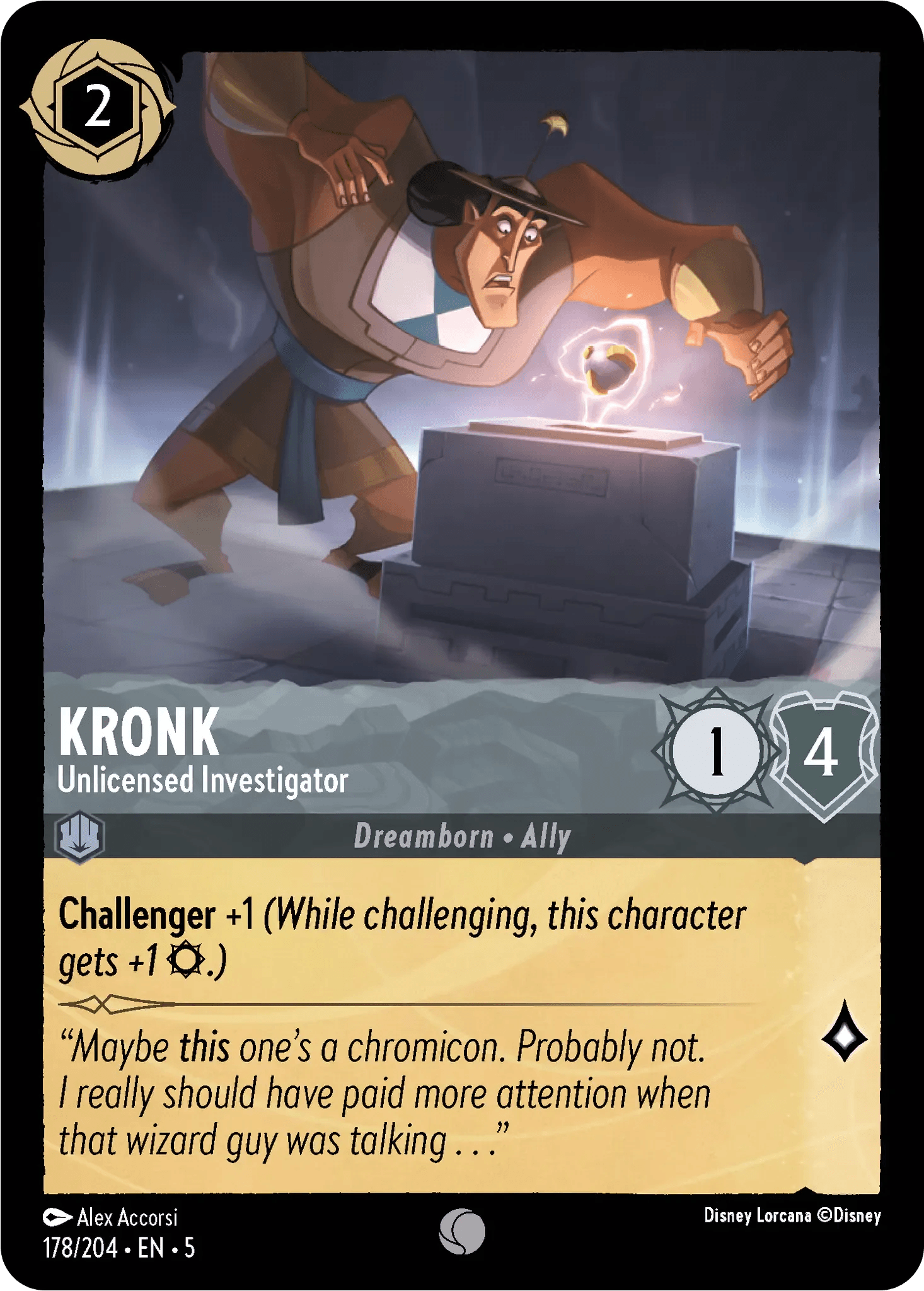 Kronk - Unlicensed Investigator — Shimmering Skies