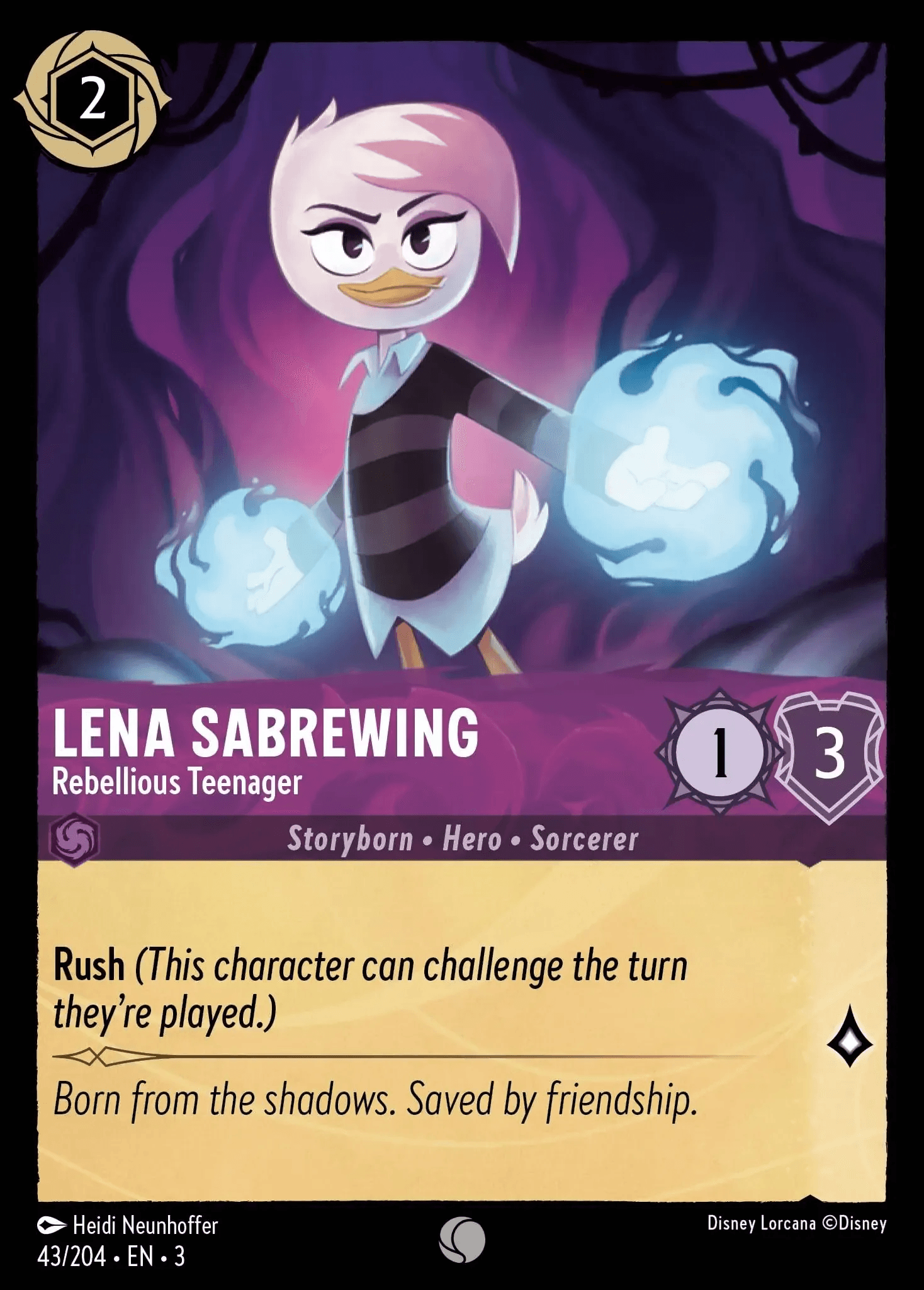 Lena Sabrewing - Rebellious Teenager — Into the Inklands