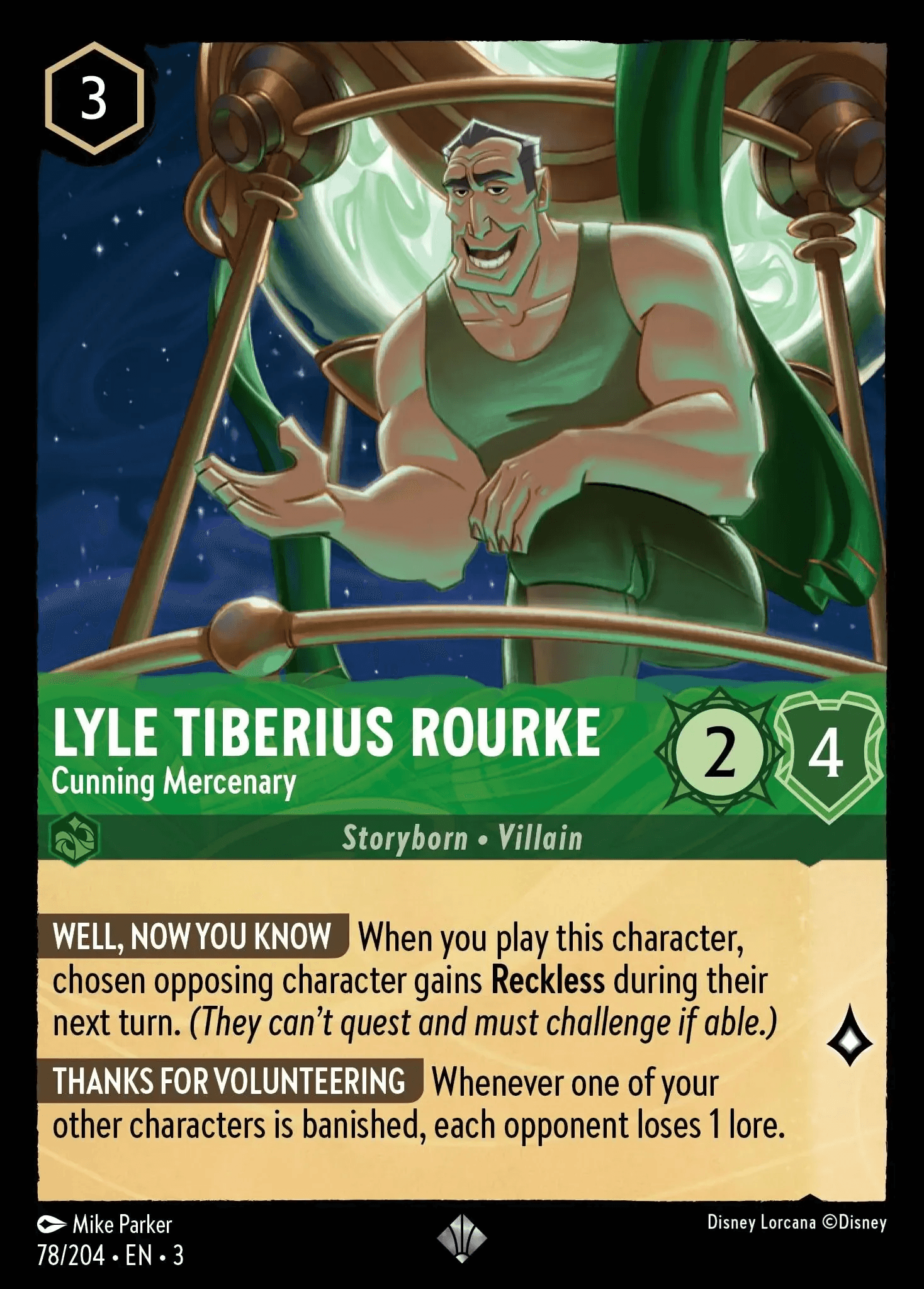 Lyle Tiberius Rourke - Cunning Mercenary — Into the Inklands