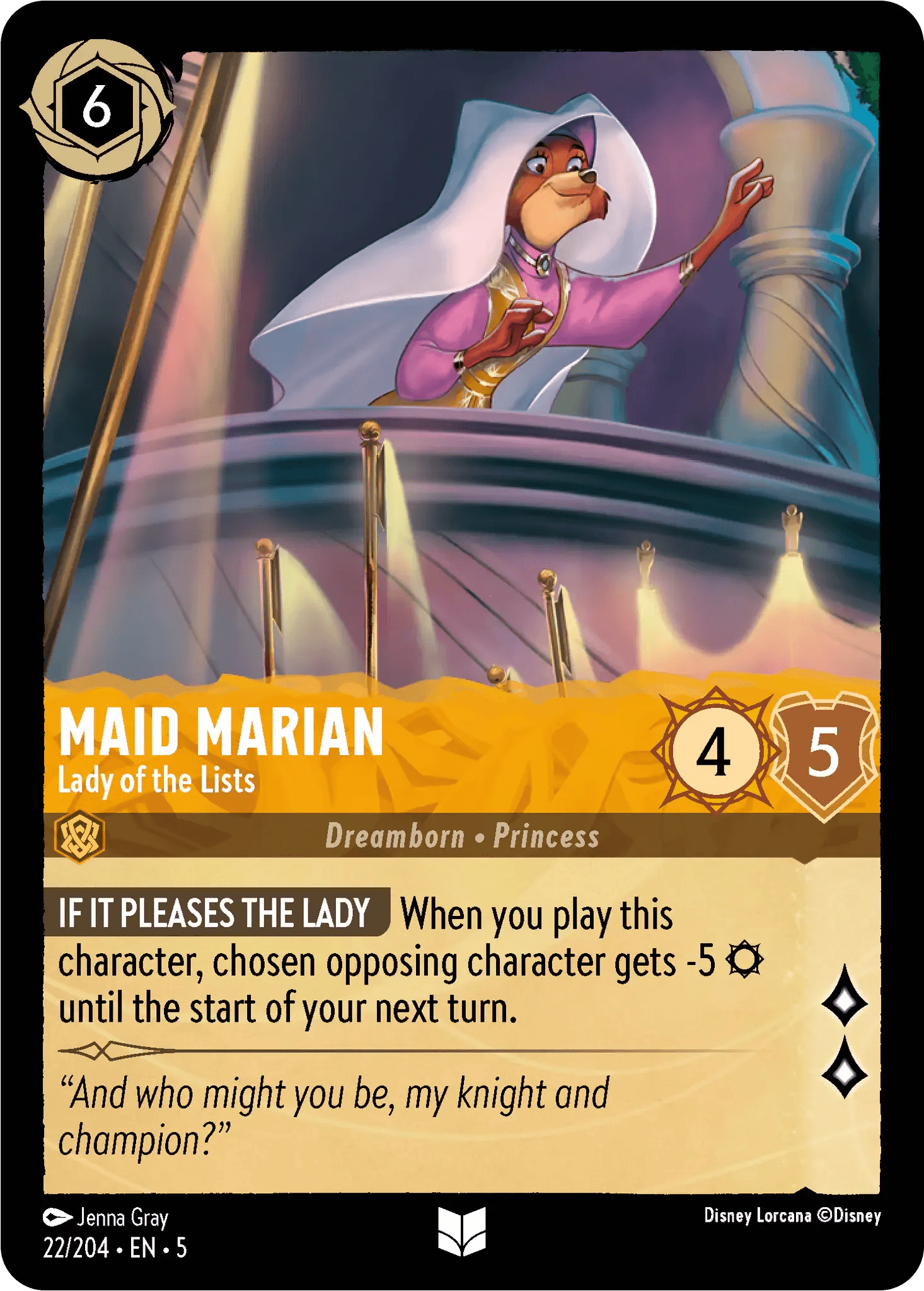 Maid Marian - Lady of the Lists — Shimmering Skies
