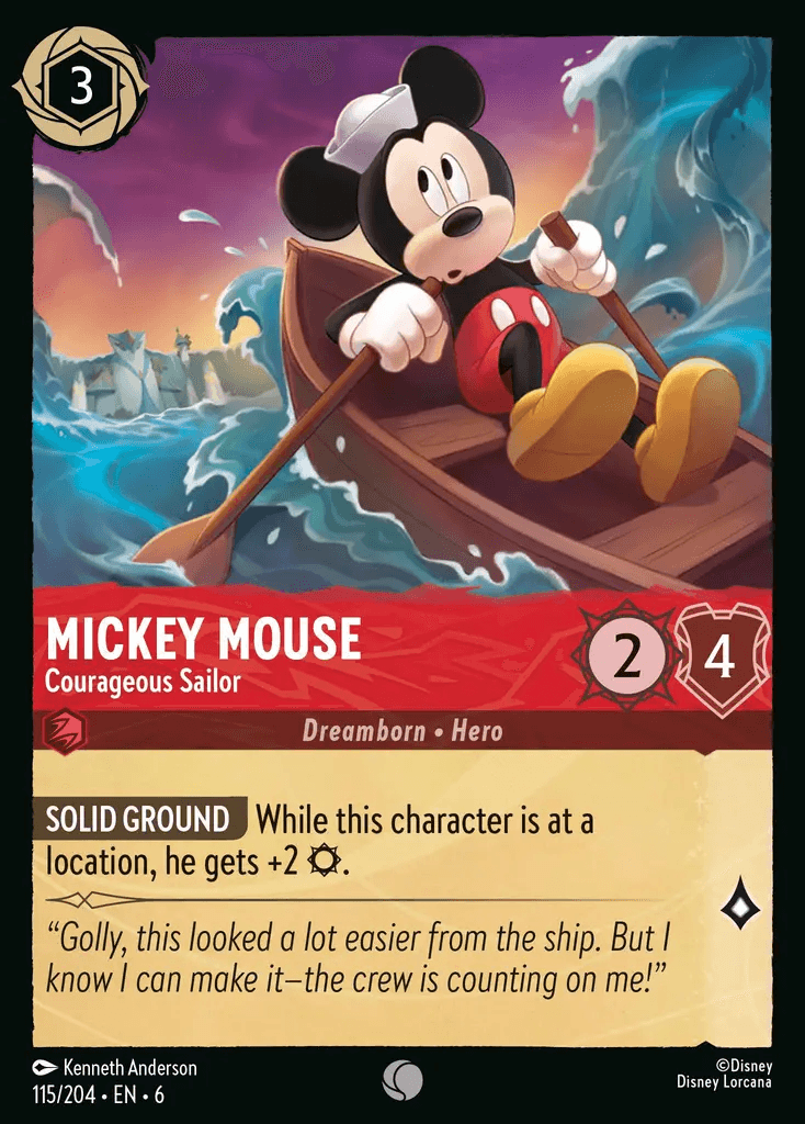 Mickey Mouse - Courageous Sailor — Azurite Sea