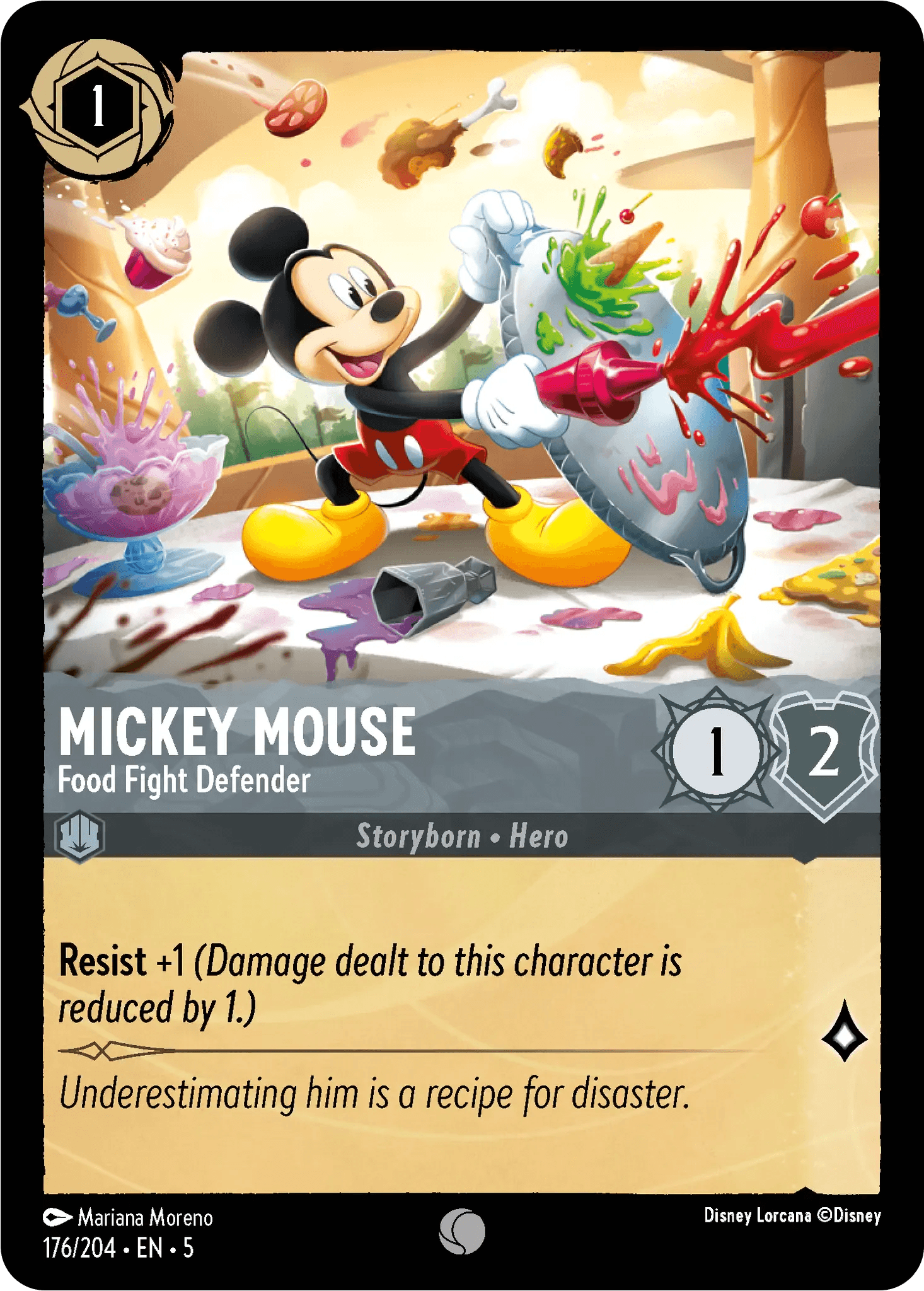 Mickey Mouse - Food Fight Defender — Shimmering Skies