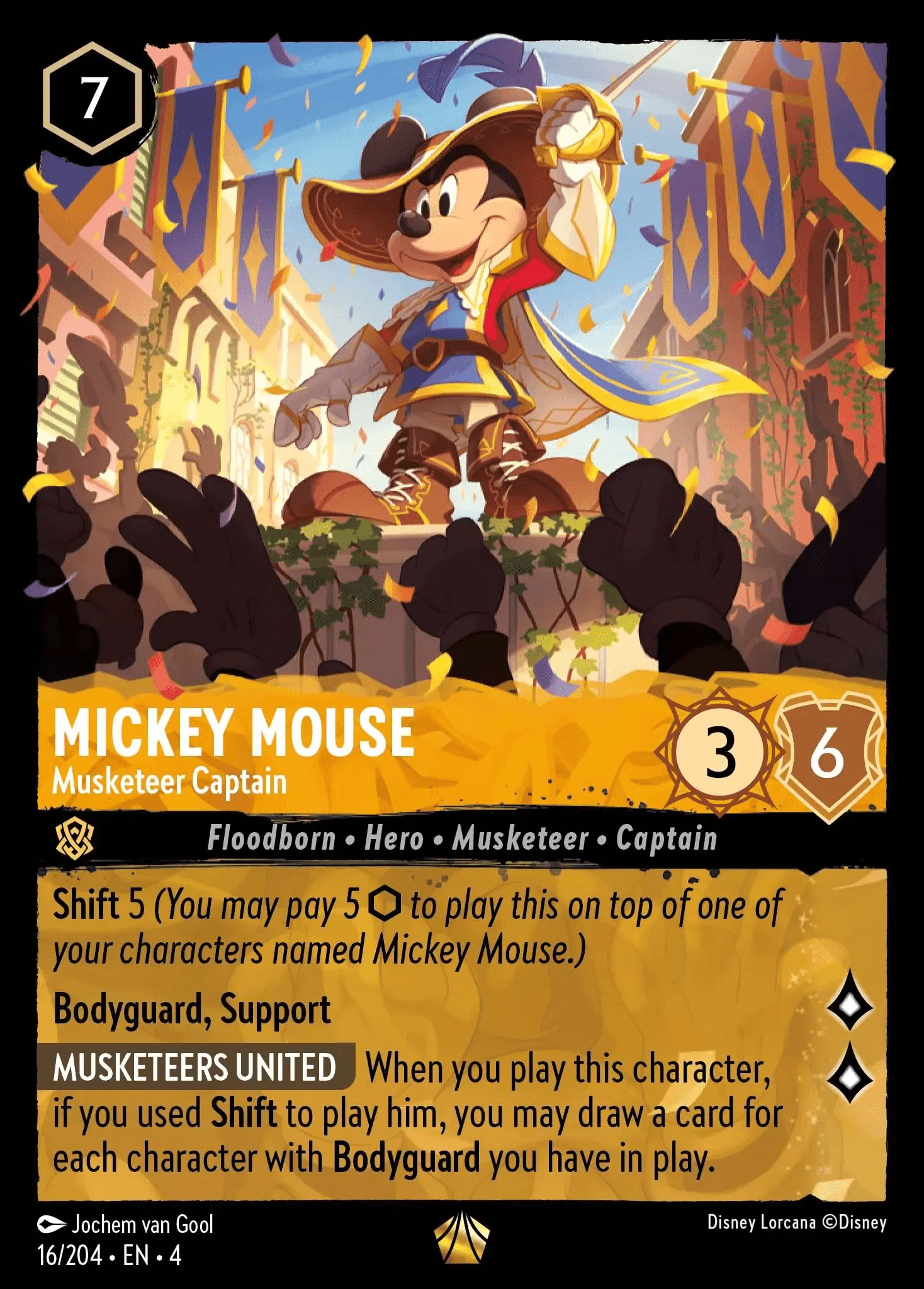 Mickey Mouse - Musketeer Captain — Ursula's Return