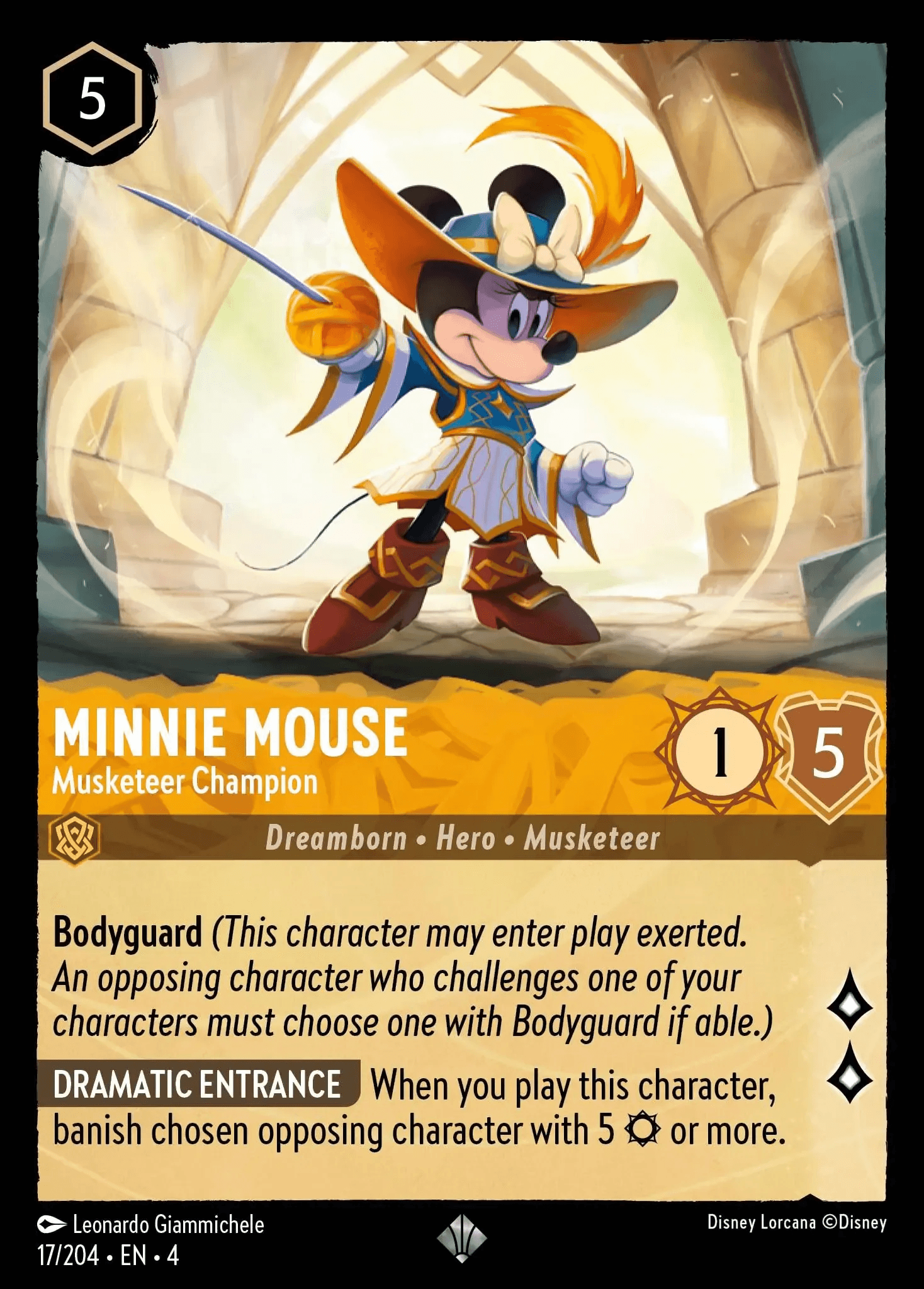 Minnie Mouse - Musketeer Champion — Ursula's Return