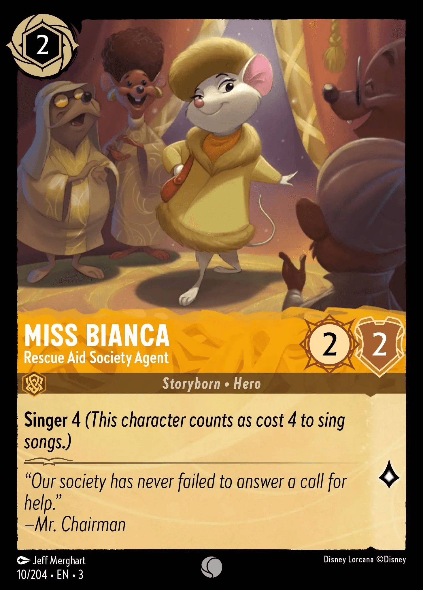 Miss Bianca - Rescue Aid Society Agent — Into the Inklands