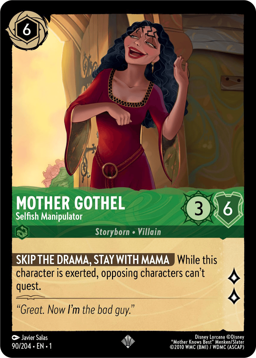 Mother Gothel - Selfish Manipulator — The First Chapter