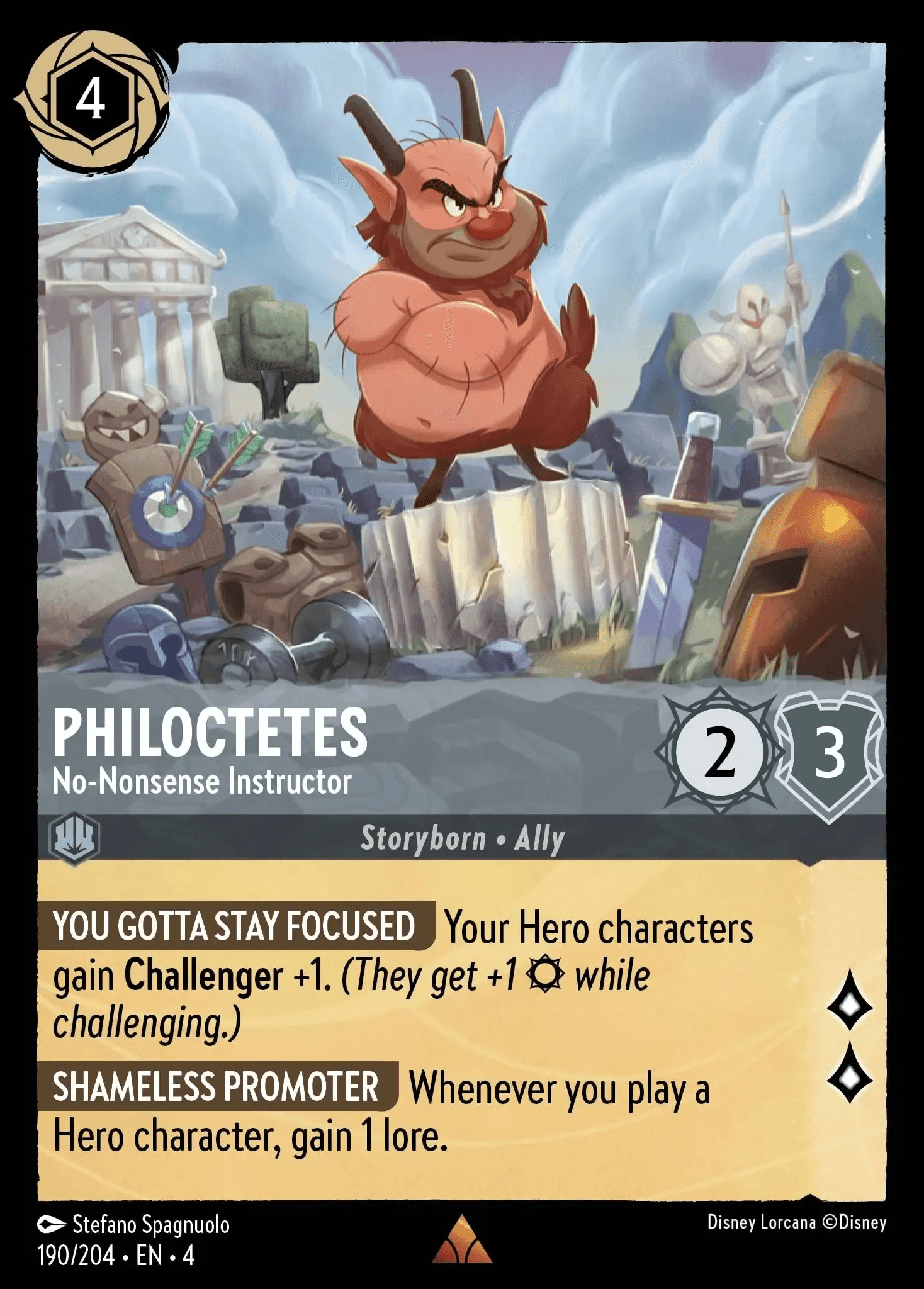 Philoctetes - No-Nonsense Instructor — Ursula's Return
