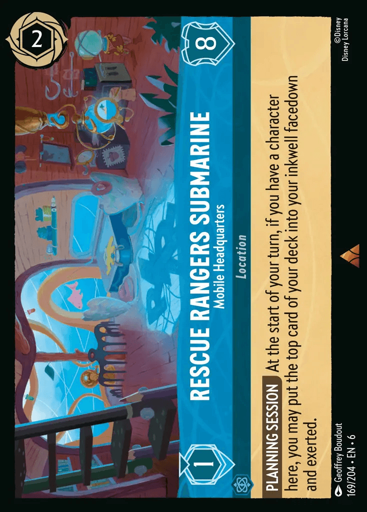 Rescue Rangers Submarine - Mobile Headquarters — Azurite Sea