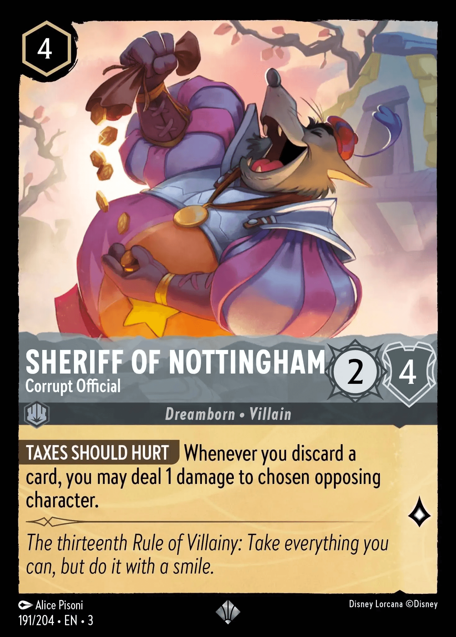 Sheriff of Nottingham - Corrupt Official — Into the Inklands