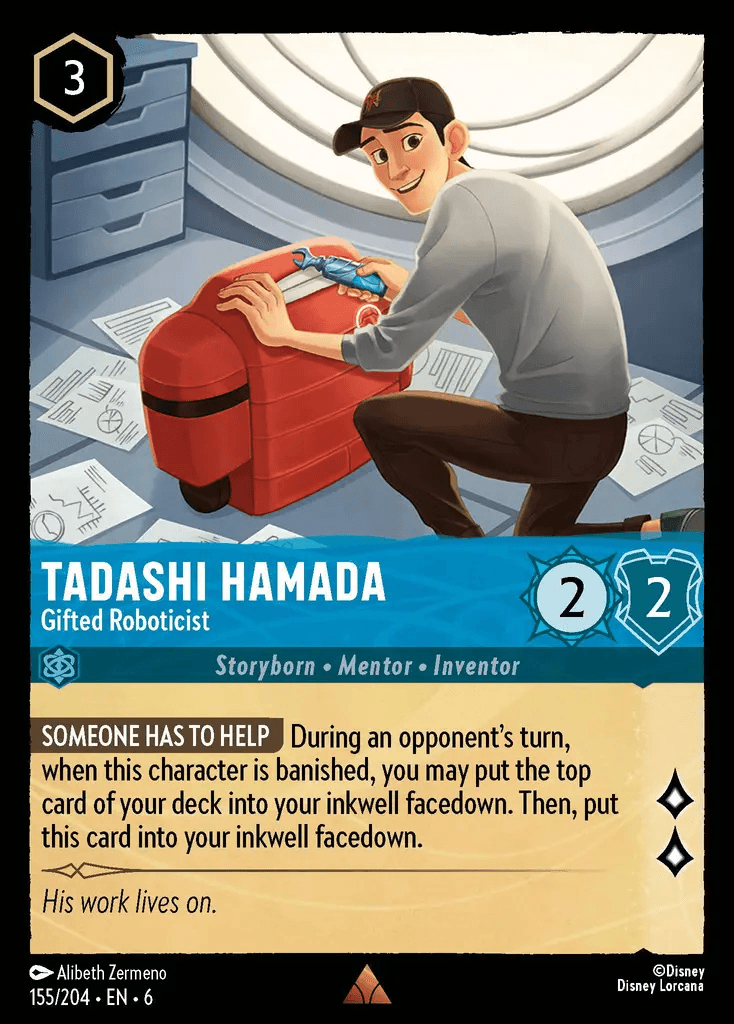 Tadashi Hamada - Gifted Roboticist — Azurite Sea