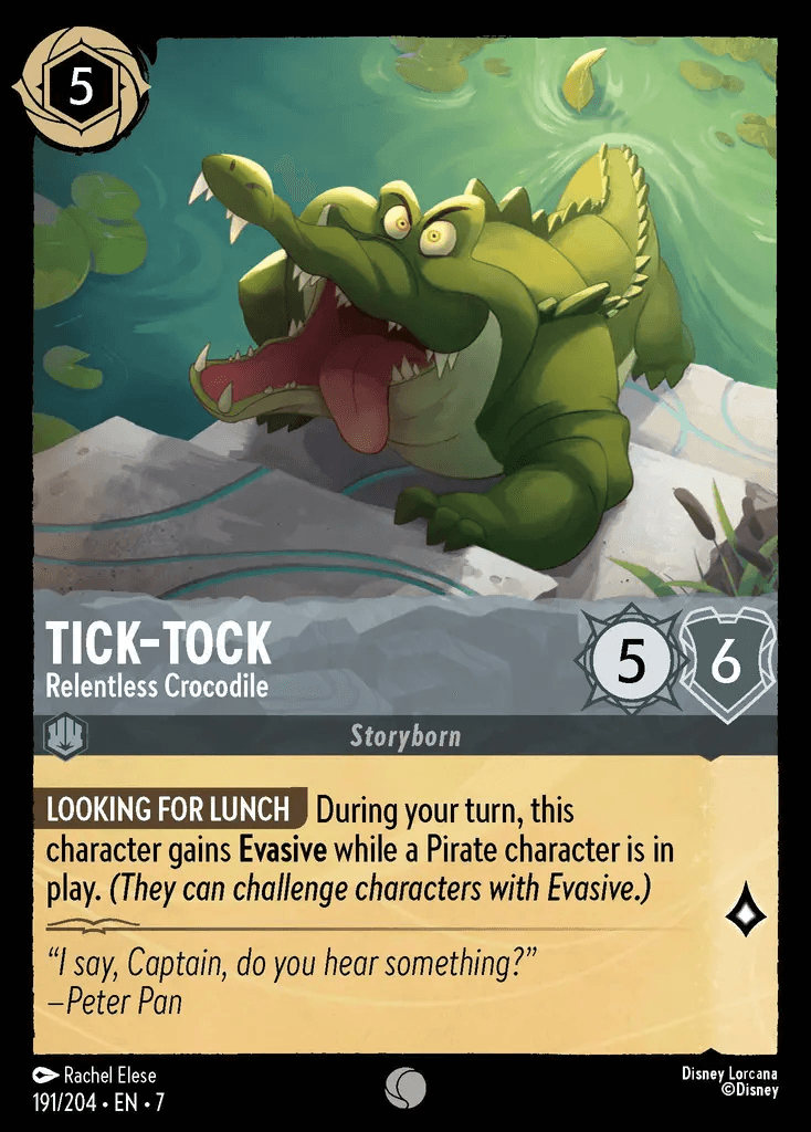 Tick-Tock - Relentless Crocodile — Archazia's Island