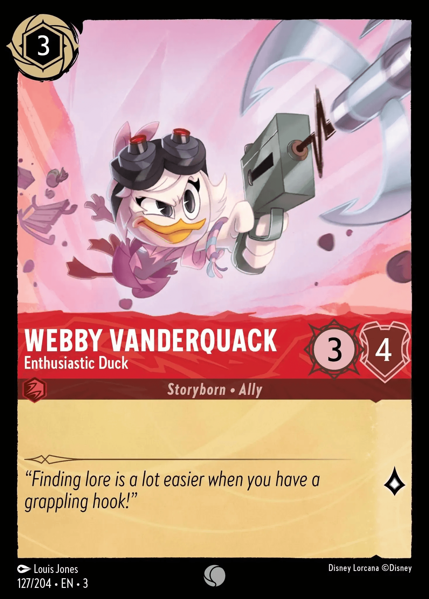 Webby Vanderquack - Enthusiastic Duck — Into the Inklands