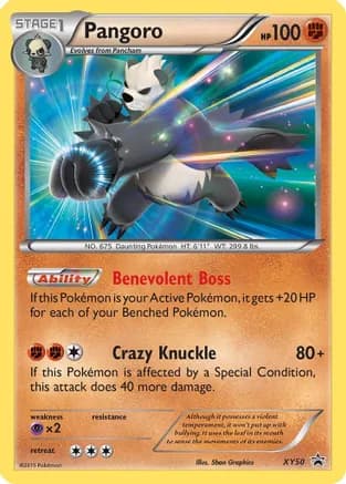 Pangoro - XY50 — XY Promos