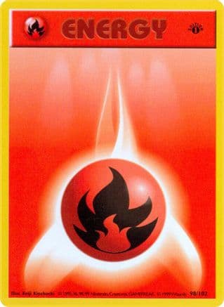 Fire Energy — Base Set (Shadowless)