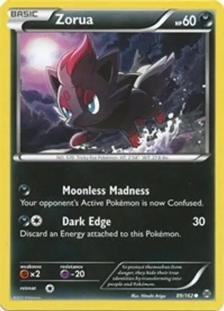 Zorua (89) — XY - BREAKthrough