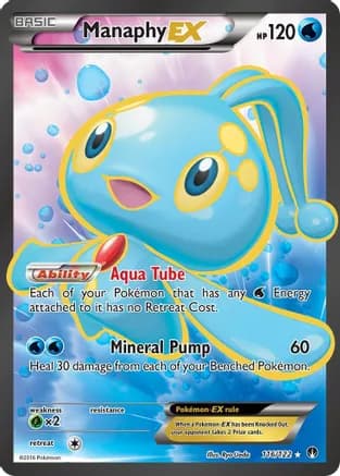 Manaphy EX (Full Art) — XY - BREAKpoint