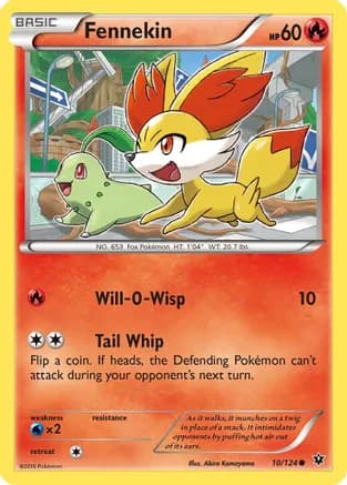 Fennekin (10) — XY - Fates Collide