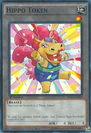 Token: Hippo (Yellow) — Starter Deck: Yuya