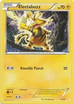 Electabuzz (15) — XY Trainer Kit: Pikachu Libre & Suicune