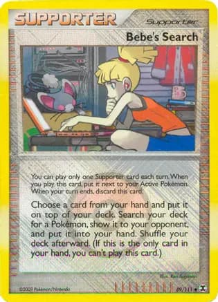 Bebe's Search - 89/111 (League Promo) — League & Championship Cards