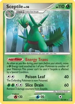 Sceptile - 10/100 (DP Stormfront) — Deck Exclusives