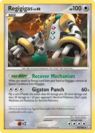Regigigas - 37/146 (DP Legends Awakened) — Deck Exclusives