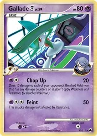 Gallade E4 - 20/111 (DPPt Rising Rivals) — Deck Exclusives