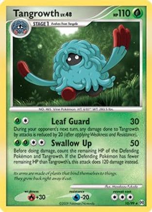 Tangrowth - 10/99 (DPPt Arceus) — Deck Exclusives