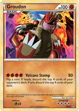 Groudon - 6/95 (Call of Legends) — Deck Exclusives
