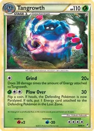 Tangrowth - 34/95 (Call of Legends) — Deck Exclusives