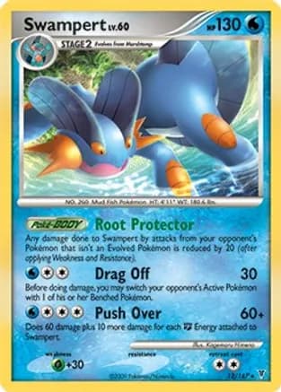 Swampert - 12/147 (DPPt Supreme Victors) — Deck Exclusives