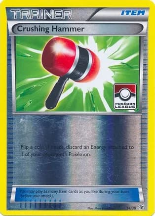 Crushing Hammer - 34/39 (Pokemon League) — League & Championship Cards