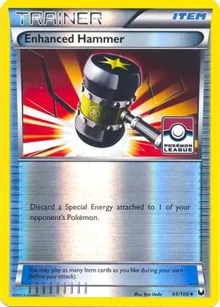 Enhanced Hammer - 94/108 (Pokemon League) — League & Championship Cards