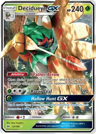 Decidueye GX — SM Base Set