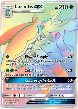 Lurantis GX (Secret) — SM Base Set
