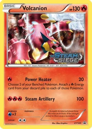 Volcanion (XY Steam Siege Prerelease) — XY Promos