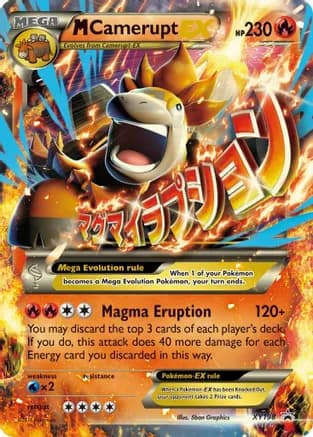 M Camerupt EX - XY198 — XY Promos