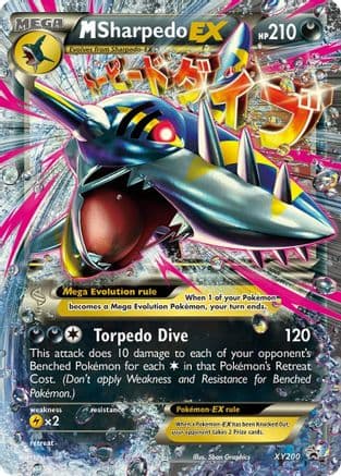 M Sharpedo EX - XY200 — XY Promos