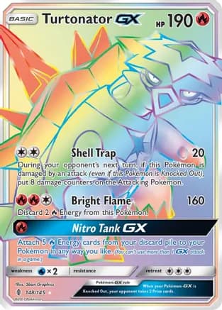 Turtonator GX (Secret) — SM - Guardians Rising