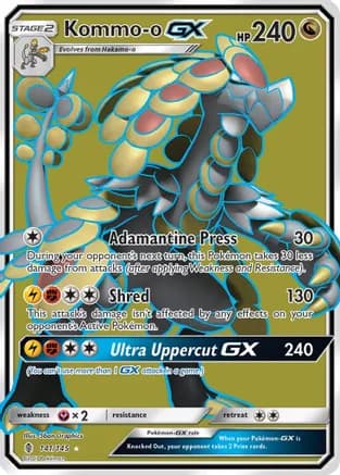 Kommo-o GX (Full Art) — SM - Guardians Rising