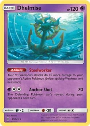 Dhelmise - 59/145 (SM Guardians Rising) — Deck Exclusives