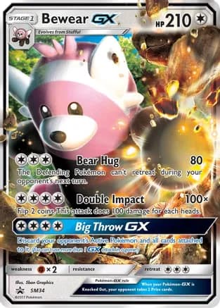 Bewear GX - SM34 — SM Promos