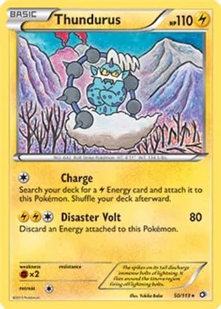 Thundurus - 50/113 (BW Legendary Treasures) — Deck Exclusives
