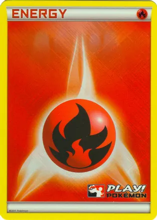Fire Energy (2011 Play! Pokemon) — League & Championship Cards
